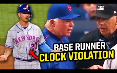 Batter gets strike because the baserunner was too slow, a breakdown