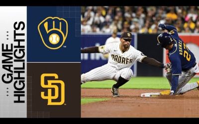 Brewers vs. Padres Game Highlights (4/13/23) | MLB Highlights