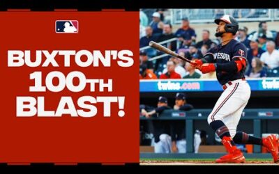 Byron Buxton SMASHES his 100th career homer!