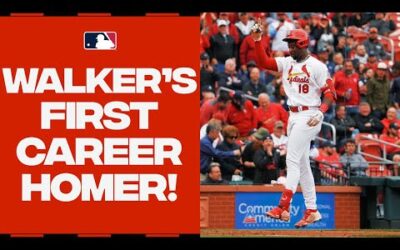 Cardinals top prospect Jordan Walker CRUSHES his FIRST CAREER home run!!!