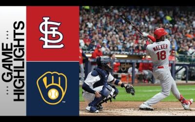 Cardinals vs. Brewers Game Highlights (4/8/23) | MLB Highlights