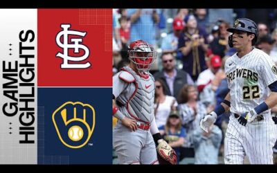 Cardinals vs. Brewers Game Highlights (4/9/23) | MLB Highlights