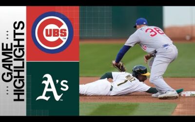 Cubs vs. A’s Game Highlights (4/17/23) | MLB Highlights