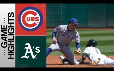 Cubs vs. A’s Game Highlights (4/19/23) | MLB Highlights