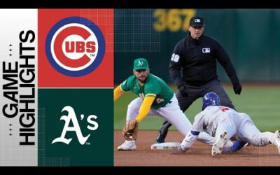 Cubs vs. Athletics Game Highlights (4/18/23) | MLB Highlights