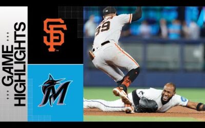 Giants vs. Marlins Game Highlights (4/19/23) | MLB Highlights