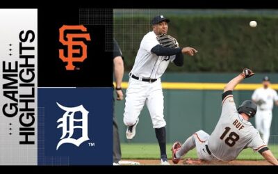 Giants vs. Tigers Game Highlights (4/14/23) | MLB Highlights