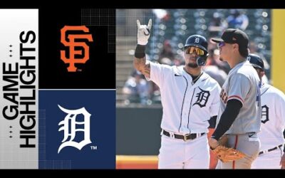 Giants vs. Tigers Game Highlights (4/15/23) | MLB Highlights