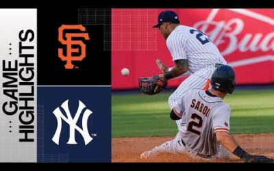 Giants vs. Yankees Game Highlights (4/1/23) | MLB Highlights