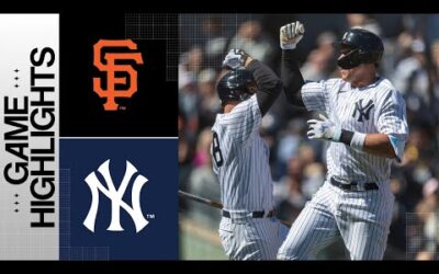 Giants vs. Yankees Game Highlights (4/2/23) | MLB Highlights