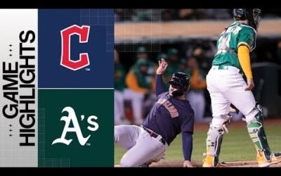 Guardians vs. A’s Game Highlights (4/3/23) | MLB Highlights