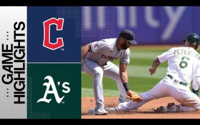 Guardians vs. A’s Game Highlights (4/5/23) | MLB Highlights