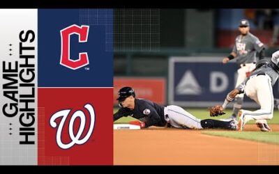 Guardians vs. Nationals Game Highlights (4/14/23) | MLB Highlights