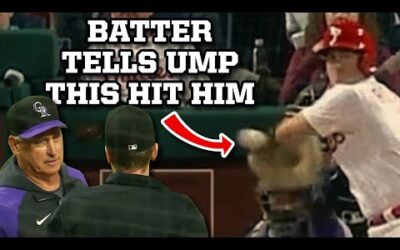 JT Realmuto tells the ump he got hit and Bud Black gets mad, a breakdown