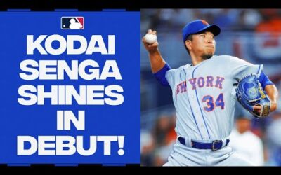 Kodai Senga puts on a SHOW in MLB debut! Strikes out EIGHT Marlins and shows off NASTY arsenal!