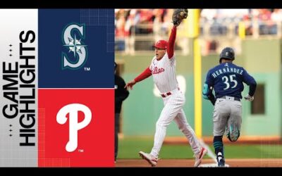 Mariners vs. Phillies Game Highlights (4/25/23) | MLB Highlights