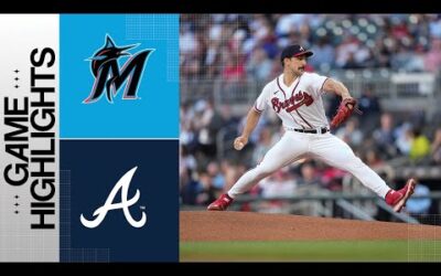 Marlins vs. Braves Game Highlights (4/24/23) | MLB Highlights