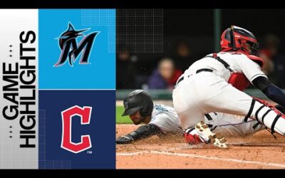 Marlins vs. Guardians Game 2 Highlights (4/22/23) | MLB Highlights