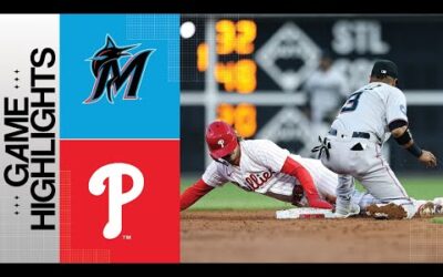 Marlins vs. Phillies Game Highlights (4/10/23) | MLB Highlights