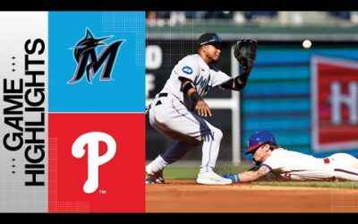 Marlins vs. Phillies Game Highlights (4/12/23) | MLB Highlights