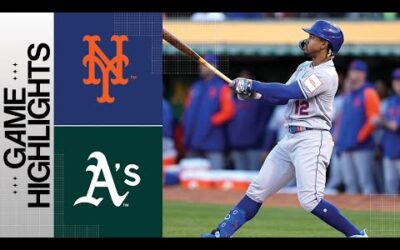 Mets vs. A’s Game Highlights (4/14/23) | MLB Highlights