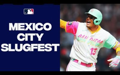 Mexico City slugfest! Padres, Giants combine for 11 homers in first game of Mexico City Series!