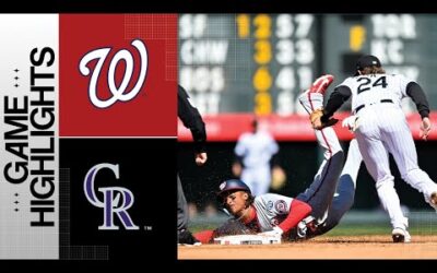 Nationals vs. Rockies Game Highlights (4/6/23) | MLB Highlights