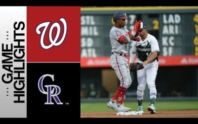 Nationals vs. Rockies Game Highlights (4/8/23) | MLB Highlights