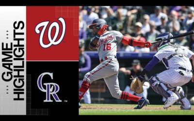 Nationals vs. Rockies Game Highlights (4/9/23) | MLB Highlights