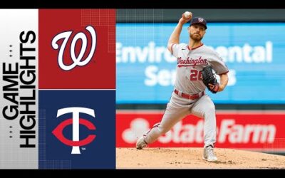 Nationals vs. Twins Game Highlights (4/22/23) | MLB Highlights