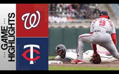 Nationals vs. Twins Game Highlights (4/23/23) | MLB Highlights