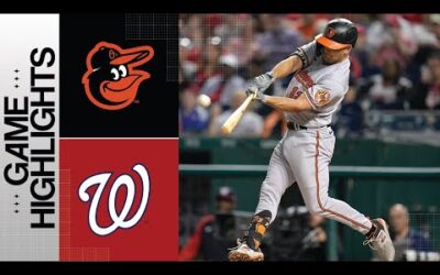 Orioles vs. Nationals Game Highlights (4/19/23) | MLB Highlights