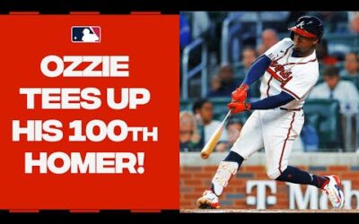 Ozzie Albies’ 100th homer was a MISSILE!