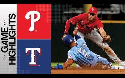 Phillies vs. Rangers Game Highlights (4/2/23) | MLB Highlights