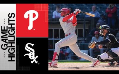 Phillies vs. White Sox Game 1 Highlights (4/18/23) | MLB Highlights