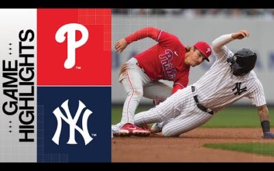 Phillies vs. Yankees Game Highlights (4/5/23) | MLB Highlights