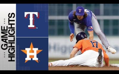 Rangers vs. Astros Game Highlights (4/14/23) | MLB Highlights