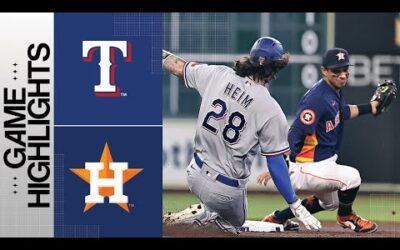 Rangers vs. Astros Game Highlights (4/16/23) | MLB Highlights