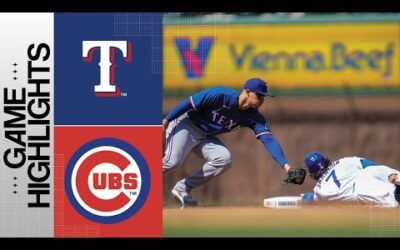 Rangers vs. Cubs Game Highlights (4/7/23) | MLB Highlights