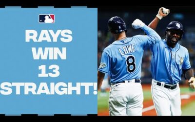 Rays start 2023 with IMPRESSIVE 13-GAME WINNING STREAK!