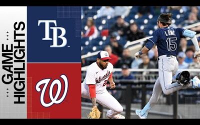 Rays vs. Nationals Game Highlights (4/4/23) | MLB Highlights