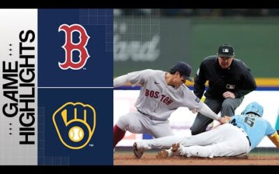 Red Sox vs. Brewers Game Highlights (4/21/23) | MLB Highlights