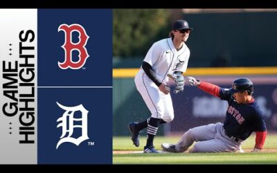 Red Sox vs. Tigers Game Highlights (4/8/23) | MLB Highlights