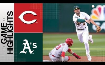 Reds vs. A’s Game Highlights (4/28/23) | MLB Highlights