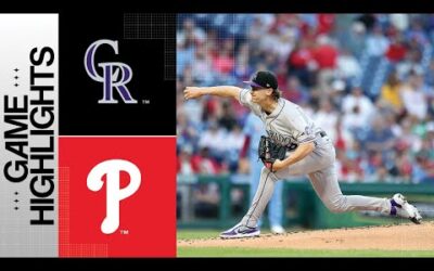 Rockies vs. Phillies Game Highlights (4/20/23) | MLB Highlights