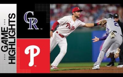 Rockies vs. Phillies Game Highlights (4/21/23) | MLB Highlights