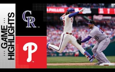 Rockies vs. Phillies Game Highlights (4/23/23) | MLB Highlights