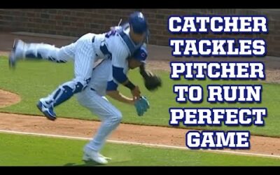 Smyly lost his perfect game when his catcher tackled him, a breakdown