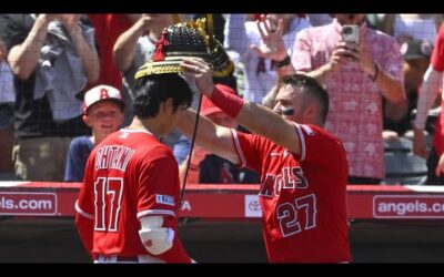 Taylor Ward, Mike Trout, and Shohei Ohtani hit back-to-back-to-back homers!