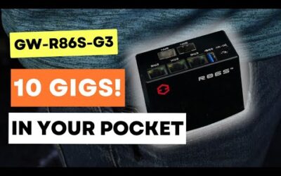 The GW-R86S-G3: A 10 Gig Server That Fits in Your Pocket! Quick Overview